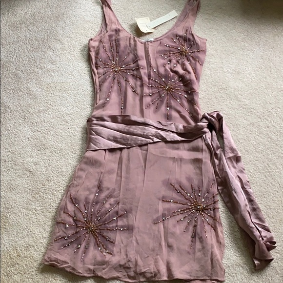 Nougat London Dresses & Skirts - Antique Rose color  silk dress